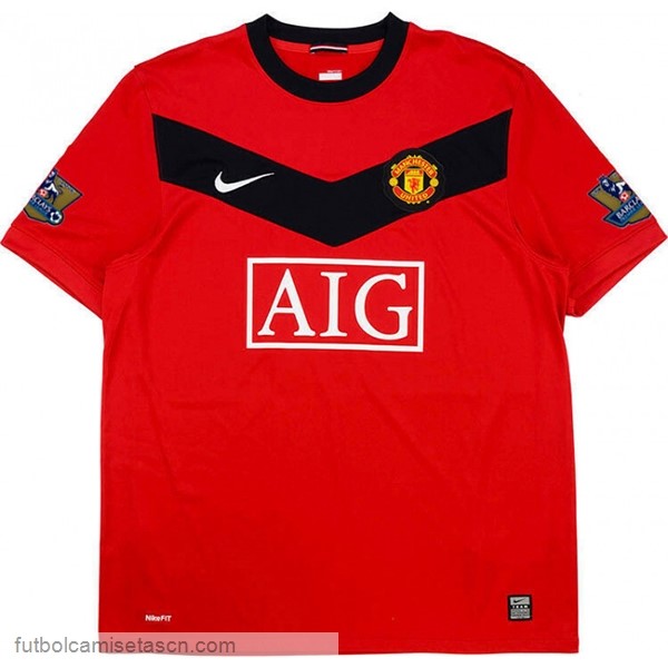 Tailandia Camiseta Manchester United 1ª Retro 2009 2010 Rojo